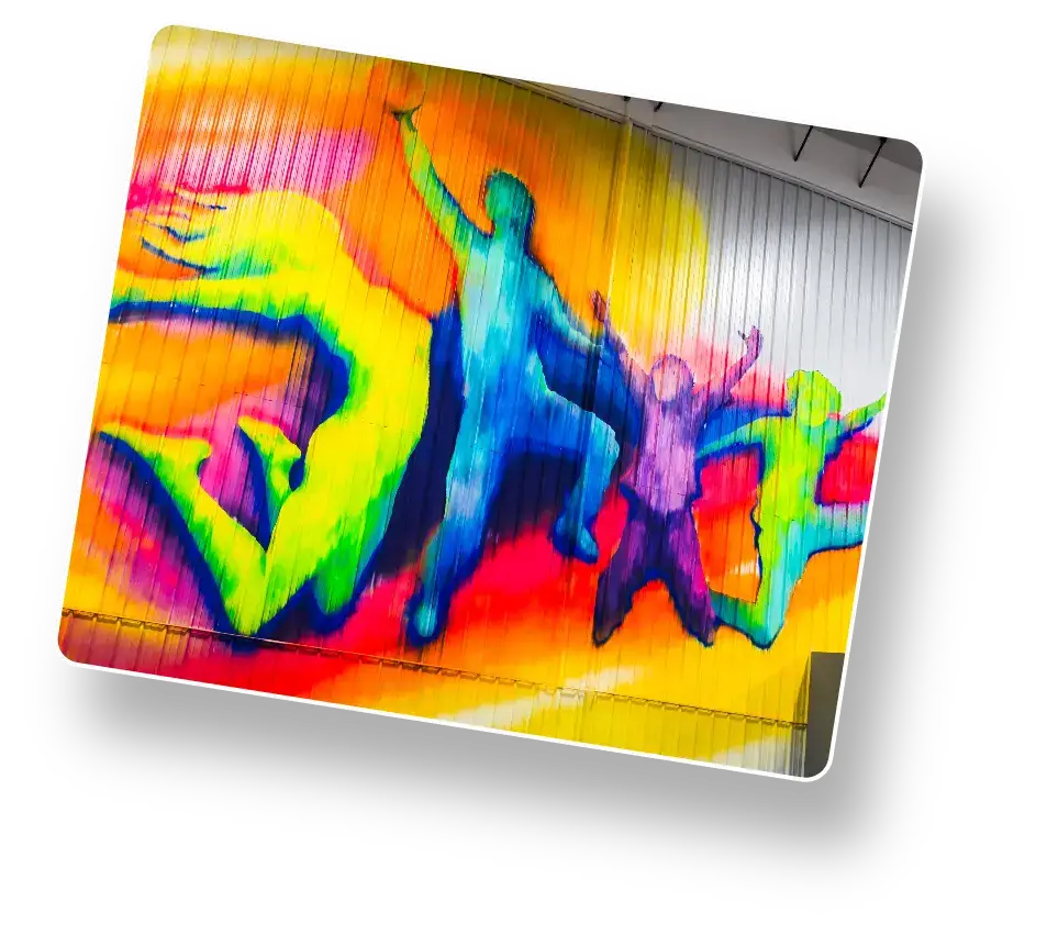 Active family wall art